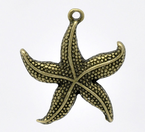 Hvězdice MAXI/ ant.bronz/ 27x23mm