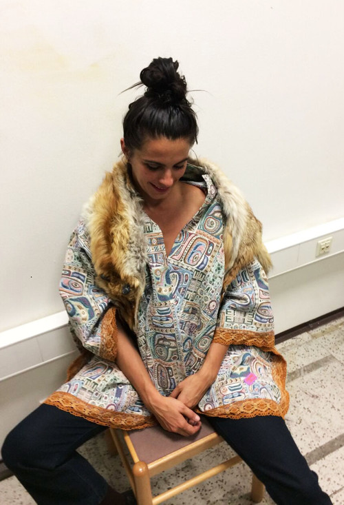 Luxusné poncho — foto 1