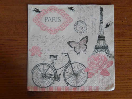 Ubrousek na decoupage - romantic Paris — foto 1