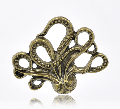 Chobotnice MIDI/ bronz/ 45X35mm
