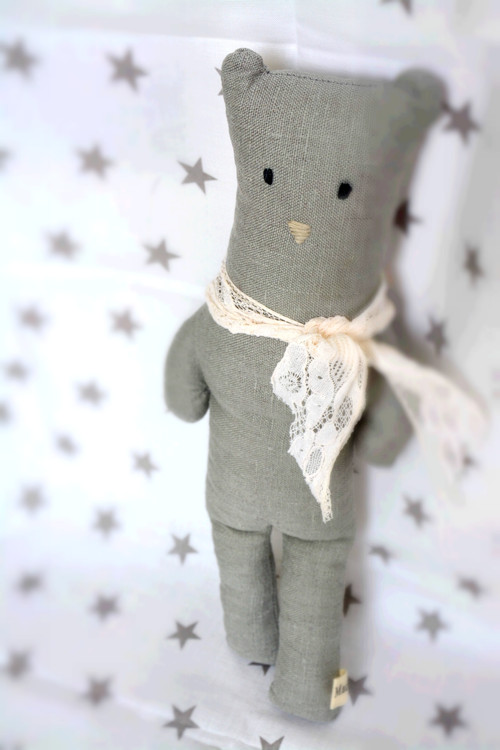 Bubu Bear grey linen — foto 1