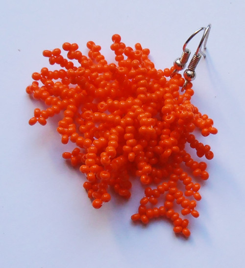 Korálkové větvičky oranž mini — foto 1