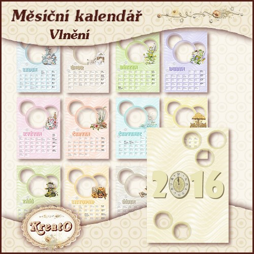 Měsíční kalendář - Vlnění — foto 1