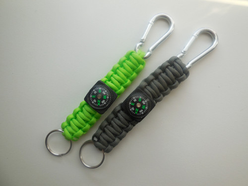 Paracord klíčenka s kompasem — foto 1