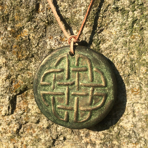 Keltský uzel zelený — foto 1