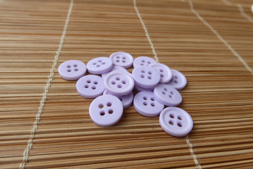Knoflíčky ze staré truhličky - lila mini