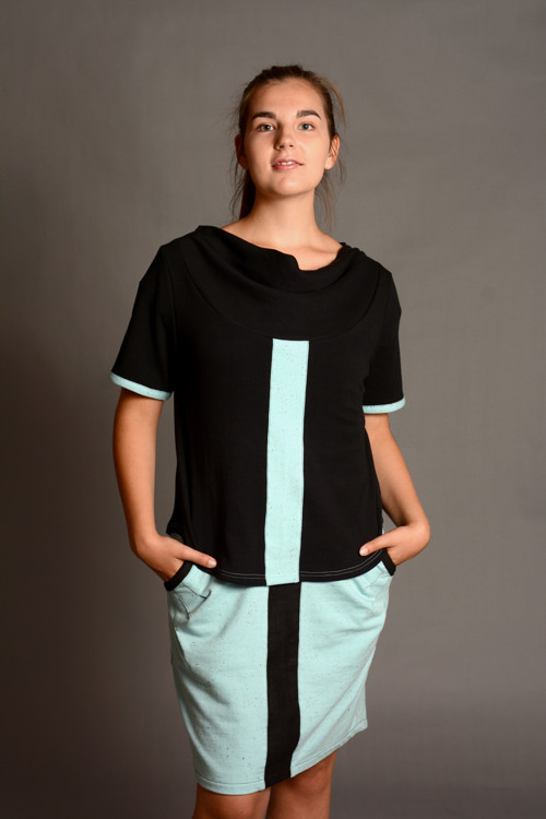 Dámský top "BasicBlue" - OA-B-020