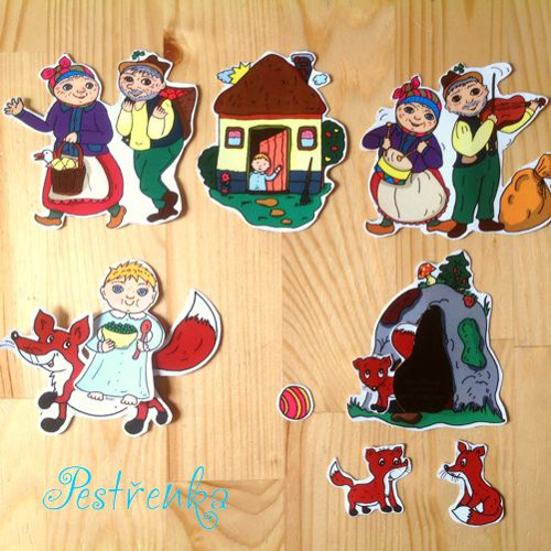 O Budulínkovi - pohádková vystřihovánka