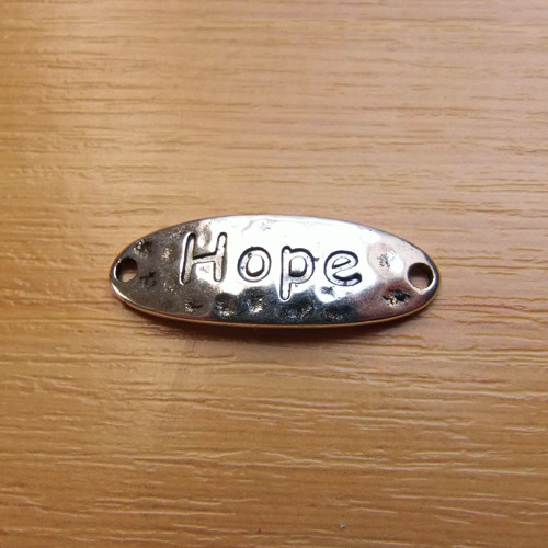Hope - starostříbro - 29x10 mm.