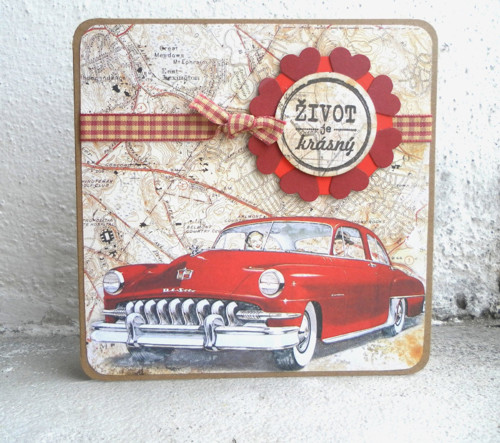 Přání retro car I. — foto 1