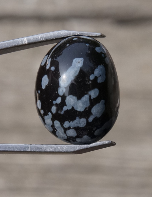 Obsidián sněžný D6568 — foto 1