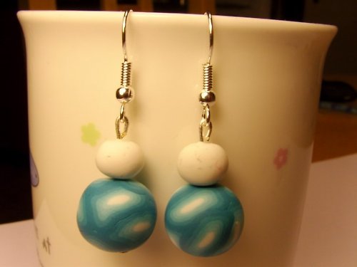Fimo náušnice — foto 1