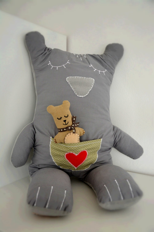 Maxi Bubu Bear grey — foto 1