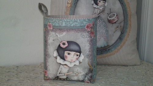 Látkový košíček s Mirabelle — foto 1