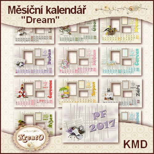 Měsíční kalendář - Dream — foto 1