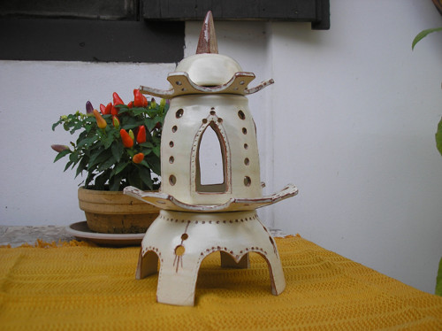 Keramická lampa