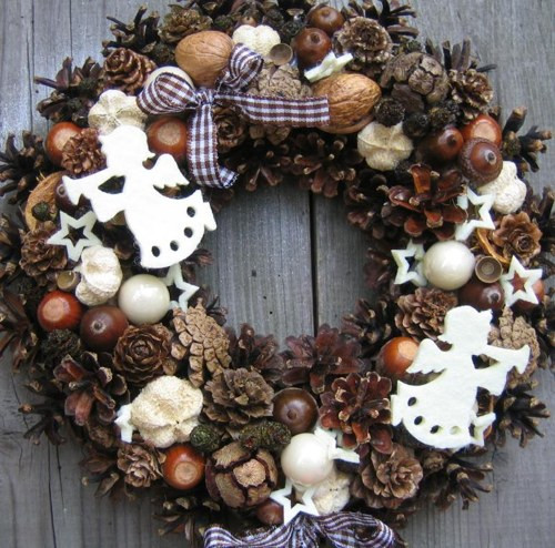 Adventní věneček s andílky.. 2 — foto 1