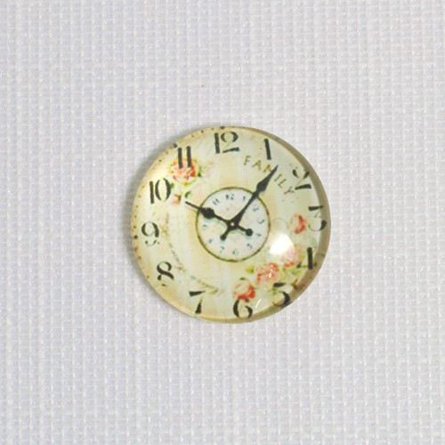 Čočka kulatá pr.25mm-hodiny Family(za1ks)