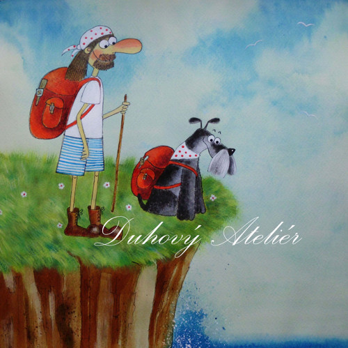 Ilustrace. Obrázek / Já a můj nejlepší kamarád