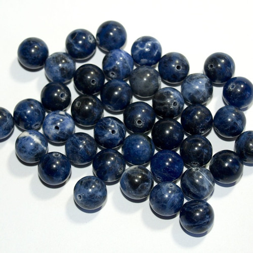Sodalit kulička 10 mm (2kusy) — foto 1