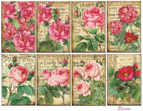 Sada mini papírů Rose — foto 1