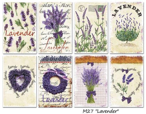 Sada mini papírů Lavender — foto 1