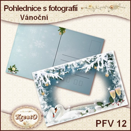 Vánoční pohlednice s fotografií — foto 1