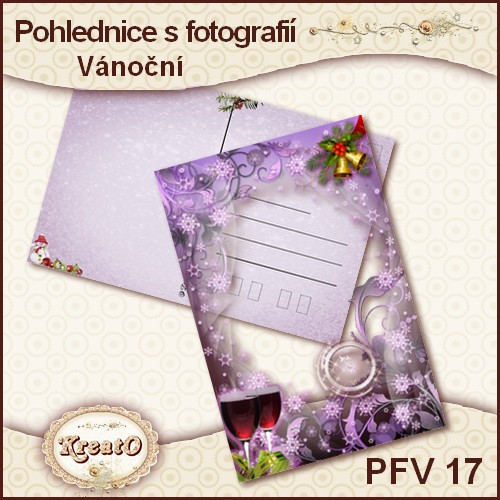 Vánoční pohlednice s fotografií — foto 1