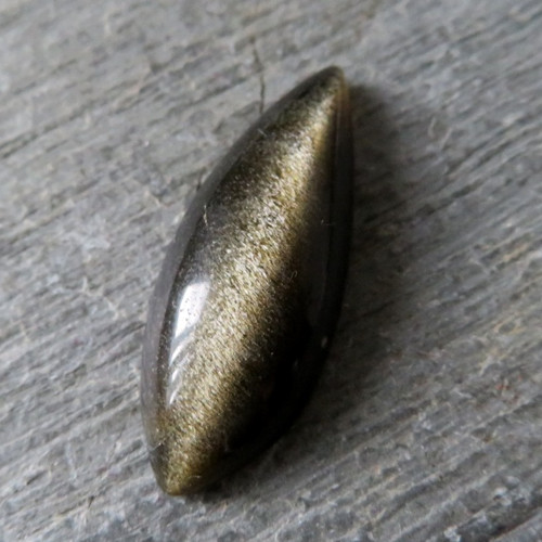 Zlatý obsidián kabošon, č.22 — foto 1
