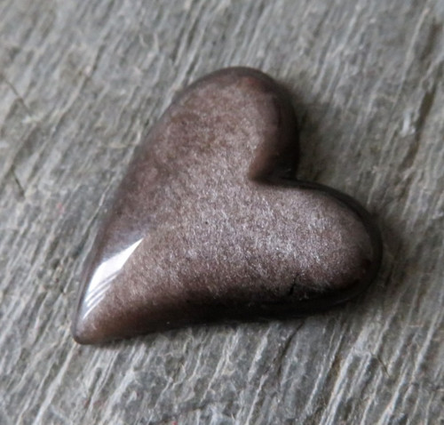 Stříbrný obsidián kabošon, č.3 — foto 1