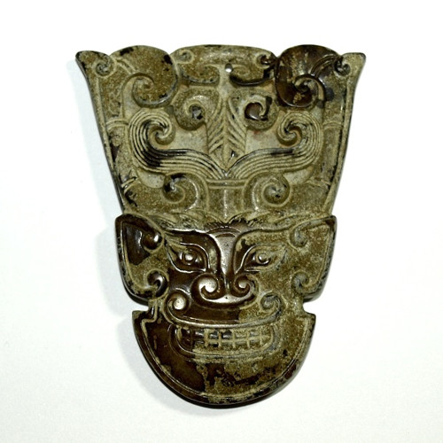 Amulet Tibet - BOJOVNÍK extra, hnědý jadeit