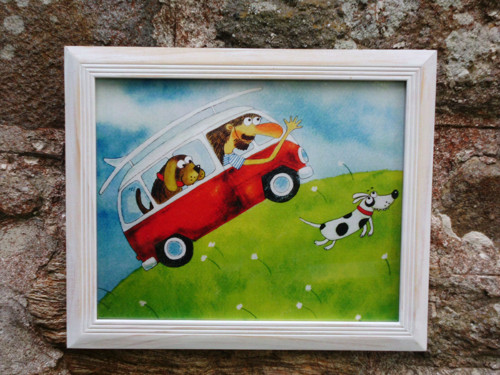 Ilustrace. Obrázek. / Jedeme za sluncem /no.3,4