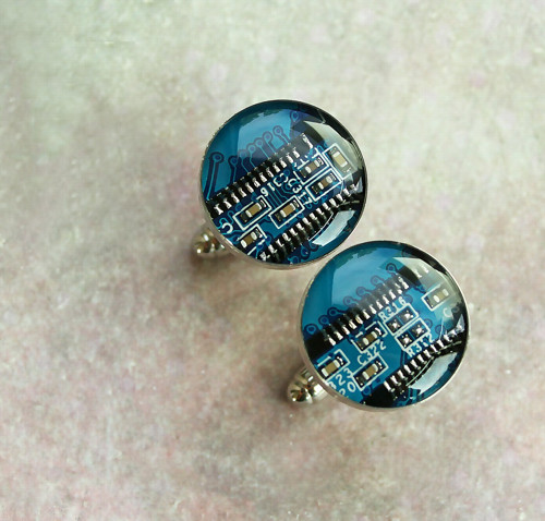 IT manžetové knoflíčky /blue/ — foto 1