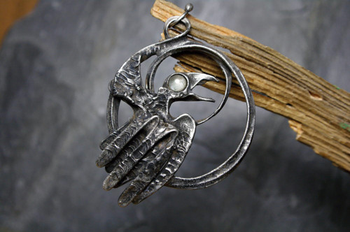 Vrána - talisman akvamarín Mozambik — foto 1