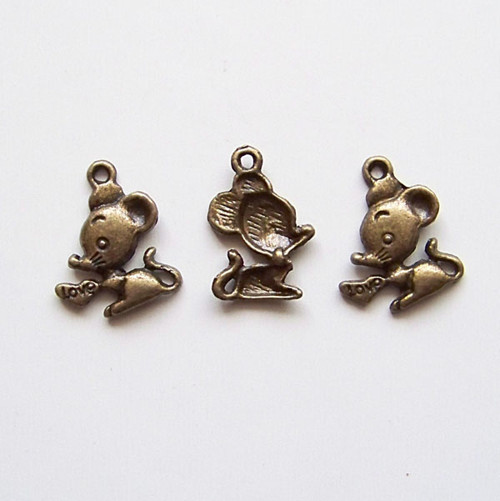 Myš/ ant.bronz/ 20x17mm