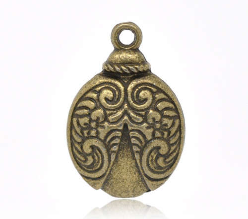 Beruška/ ant.bronz/ 25x17mm