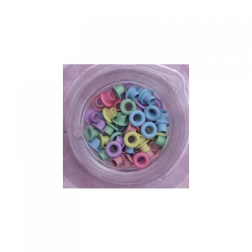3 /16 inch Pastel Round Eyelets -scrapbook — foto 1