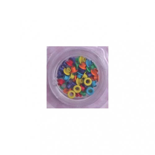 3/ 16 inch Primary Round Eyelets -scrapbook — foto 1