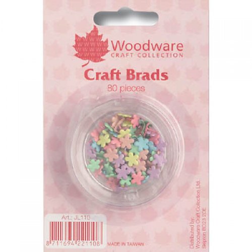 Mini Flower Brads - Pastel - scrapbook — foto 1