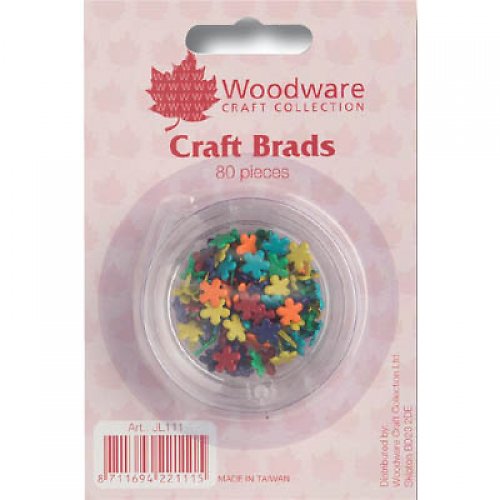 Mini Flower Brads - Primary - scrapbook — foto 1
