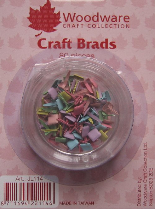 Pastel Square Brads - scrapbook — foto 1