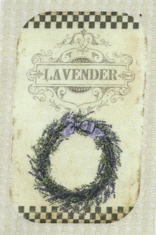 Bavlněná látka - panel 10 x 16 cm