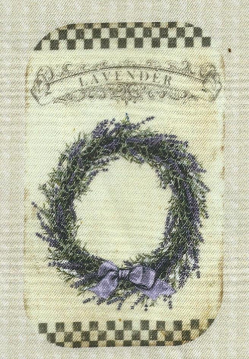 Bavlněná látka - panel 10 x 16 cm