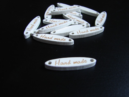 Hand made bílé oválné 5ks — foto 1