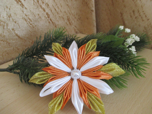 Oranžová-vánoční vločka. — foto 1