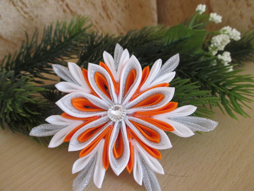 Do oranžova.vánoční vločka. — foto 1