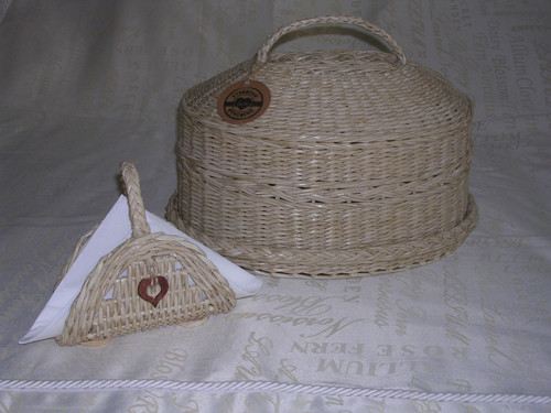 Chlebovka ovál přírodní + stojan — foto 1