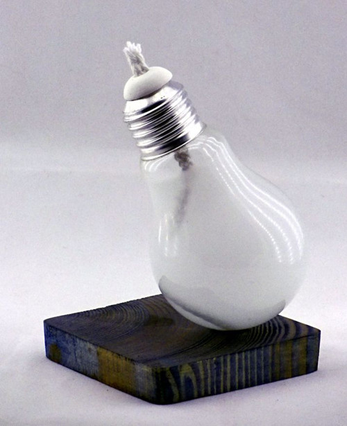 Olejová lampa, dřevo — foto 1