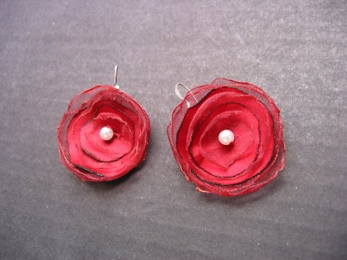 Náušnice Red Passion — foto 1