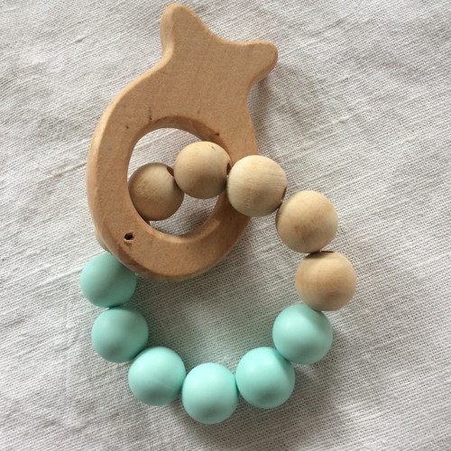 Kousátko Ryba - Mint / Natural — foto 1